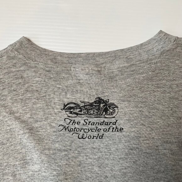 Vintage Indian Motorcycle Racing Team Graphic Tee XL - Picture 3 of 6